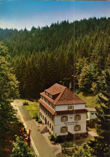 AK, Kaiserslautern Land, Naturfreundehaus Finsterbrunnertal, um 1975