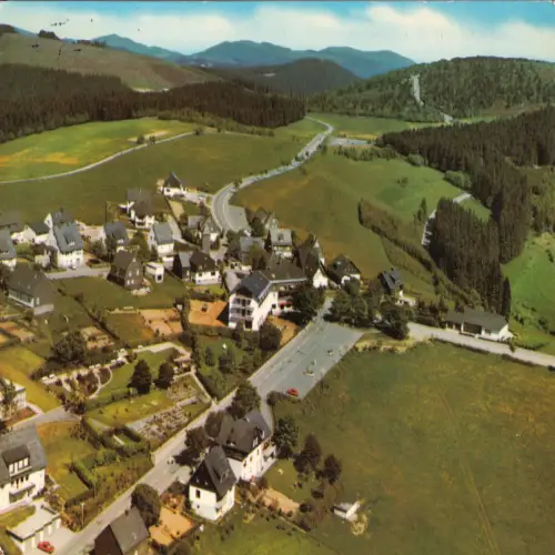 AK, Altastenberg Hochsauerland, Luftbildansicht, 1977