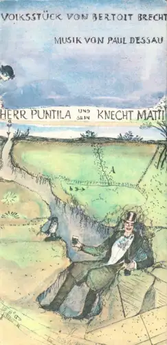 Theaterprogramm, Berliner Ensemble, Herr Puntila und sein Knecht Matti, 1979/80