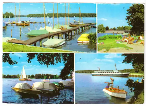 AK, Berlin Schmöckwitz, vier Abb., 1977