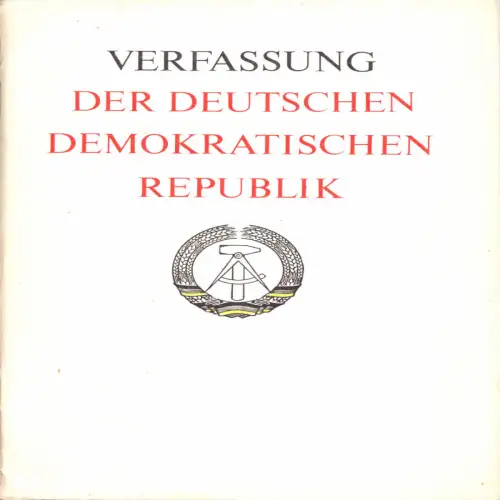 Verfassung der Deutschen-Demokratischen Republik, Fassung vom 6.4.1968