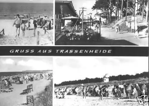 AK, Trassenheide Usedom, vier Abb., 1969