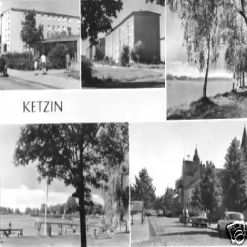 AK, Ketzin Kr. Nauen, fünf Abb., 1985