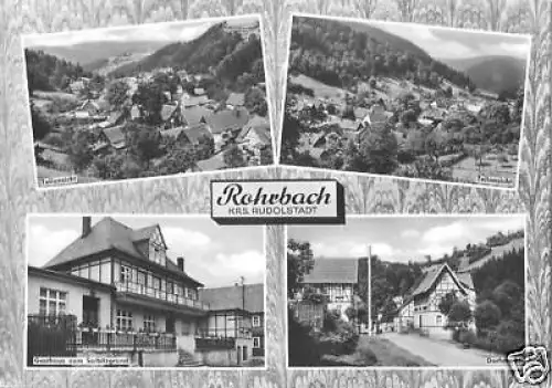 AK, Rohrbach Kr. Rudolstadt, vier Abb., 1965