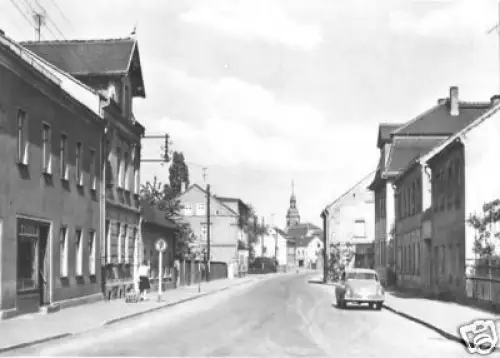 AK, Naunhof Kr. Grimma, Bahnhofstr., 1970