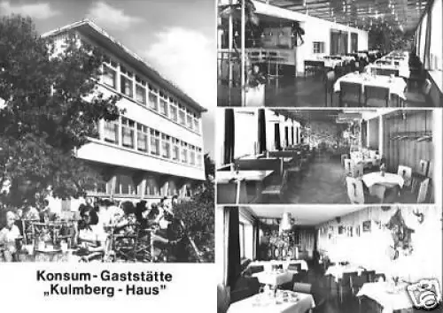 AK, Dorfkulm über Saalfeld, Gaststätte "Kulmberg-Haus"