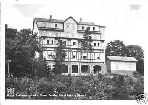 AK, Blankenburg Harz, FDGB-Heim Clara Zetkin, 1961