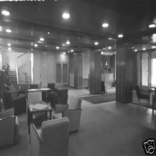 AK, Antonshöhe Erzgeb., Sanatorium, Empfangshalle, 1963
