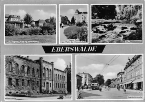 AK, Eberswalde, fünf Abb., 1966