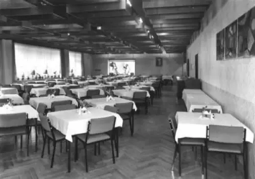 AK, Erlbach, Heim Schwarzbachtal, Speisesaal, 1981