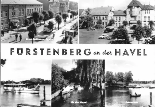 AK, Fürstenberg Havel, fünf Abb., 1970