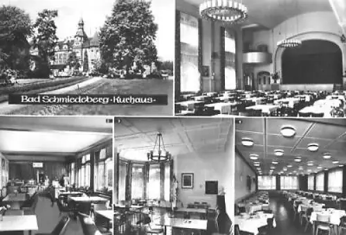 AK, Bad Schmiedeberg, Kurhaus, 5 Abb., 1977