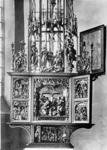 AK, Annaberg-Buchholz, St. Annenkirche, Bergaltar, 1968