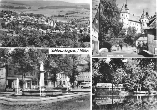 AK, Schleusingen Thür., vier Abb., 1975