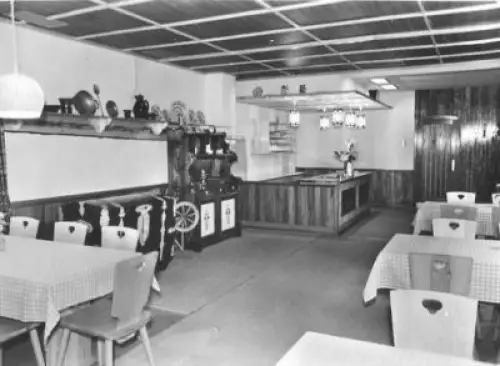 AK, Groß Stieten Kr. Wismar, Gaststätte, innen, 1973