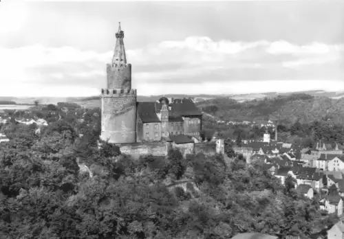 AK, Weida Thür., Blick zur Osterburg, 1984