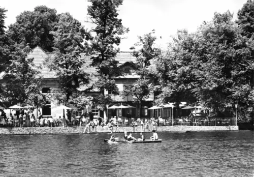 AK, Kohren-Sahlis Kr. Geithain, Ausflugsgaststätte Lindenvorwerk, 1977