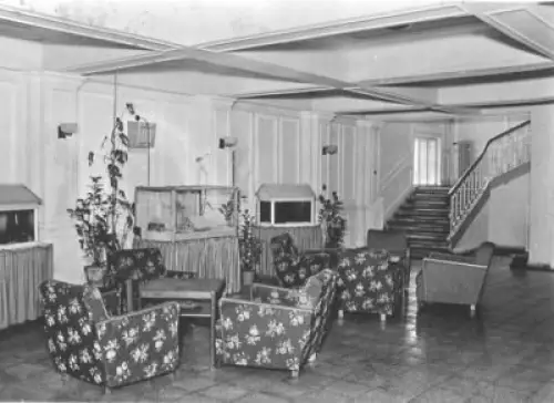 AK, Antonshöhe, FDGB-Sanatorium, Vestibül, 1959