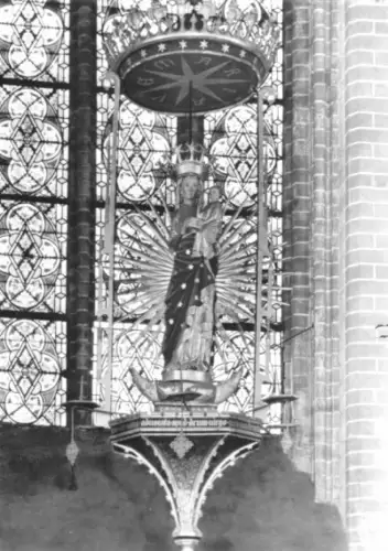 AK, Bad Doberan, Münster, Marienleuchter, 1981