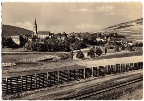 AK, Kurort Oberwiesenthal, Teilansicht, 1959