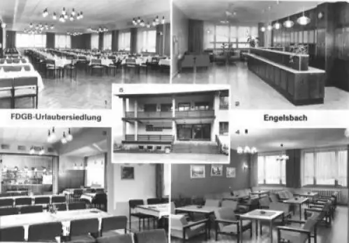 AK, Engelsbach Kr. Gotha, FDGB-Urlaubersiedl., 1984