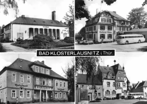 AK, Bad Klosterlausnitz Thür., vier Abb., 1974