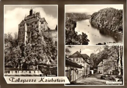 AK, Kriebstein, drei Abb., 1971