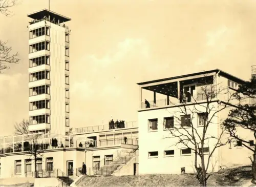 AK, Berlin Köpenick, Müggelturm und Gaststättengebäude, 1962