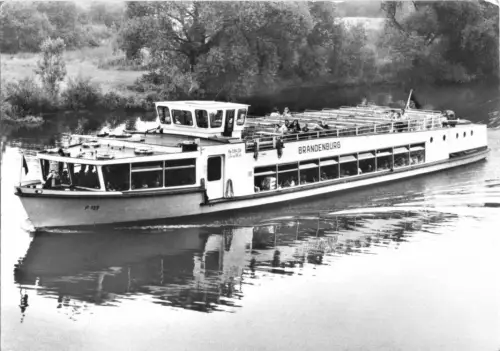AK, Brandenburg Havel, Dampfer MS "Brandenburg", 1981