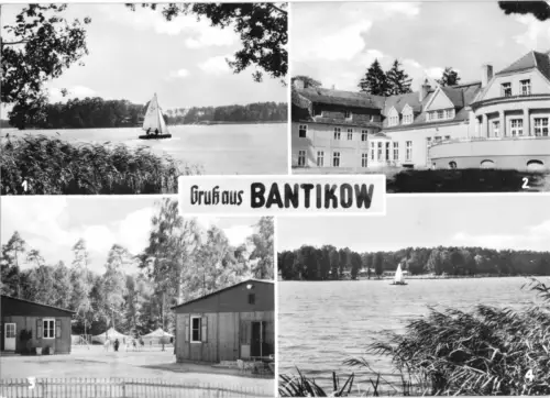 AK, Bantikow Kr. Kyritz, vier Abb., 1970