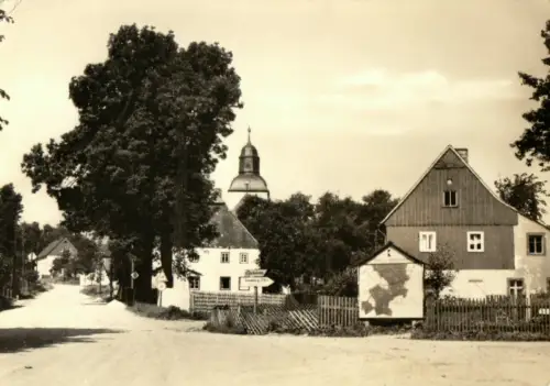 AK, Satzung Erzgeb, Kr. Marienberg, Straßenpartie, 1967