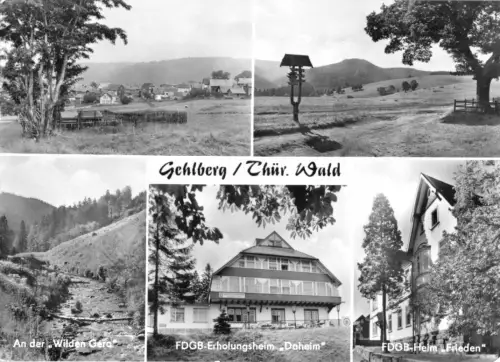 AK, Gehlberg Thür. Wald, fünf Abb., 1982