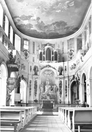 AK, Wermsdorf Kr. Oschatz, Schloßkapelle Hubertusburg, 1980