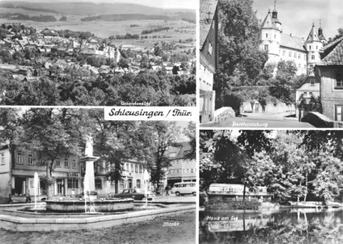 AK, Schleusingen Thür., vier Abb., 1975