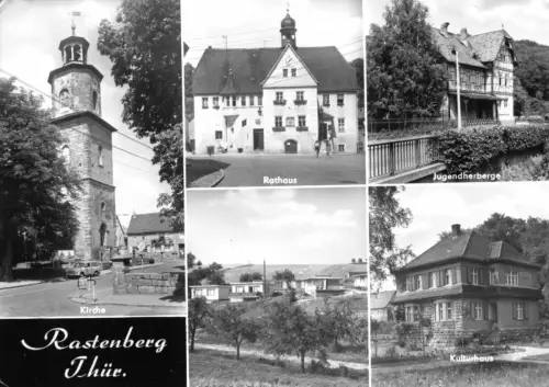 AK, Rastenberg Thür., fünf Abb., 1973