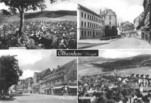 AK, Olbernhau Erzgeb., vier Abb., 1983