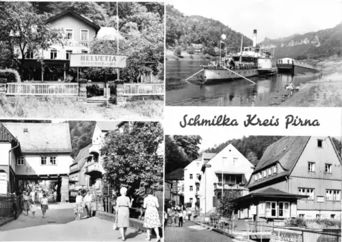 AK, Schmilka Kr. Pirna, vier Abb., 1973