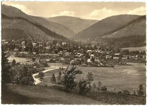 AK, Tabarz Thür. Wald, Gesamtansicht, 1963