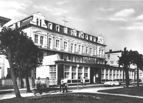 AK, Seebad Ahlbeck, "Ostsee-Hotel", 1970