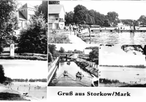 AK, Storkow Mark, fünf Abb., 1985