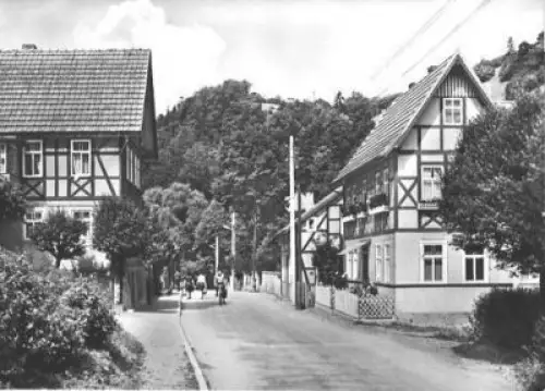 AK, Rohrbach, Kr., Rudolstadt, Straßenansicht, 1970