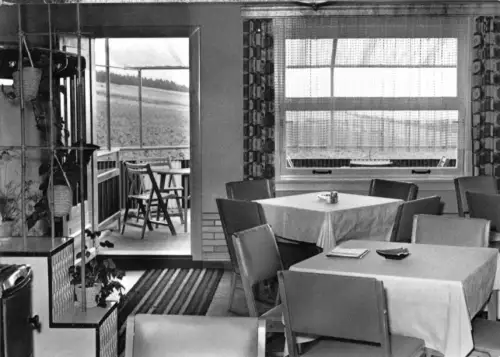 AK, Waffenrod OT Hinterrod, HOG Park-Café, Gastraum, 1970