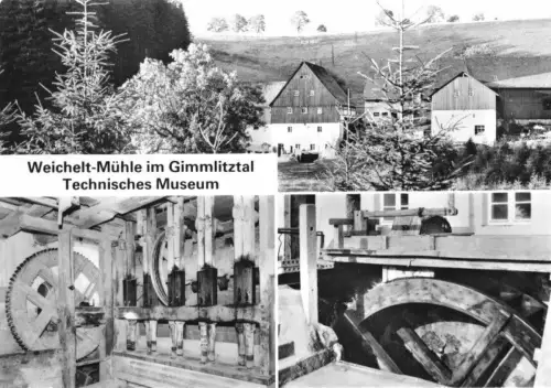 AK, Reichenau Kr. Dippoldiswalde, Weichelt-Mühle im Gimmlitztal, 1979