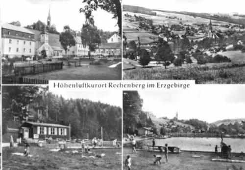 AK, Rechenberg Erzgeb., vier Abb., 1968
