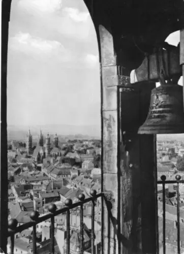 AK, Naumburg Saale, Blick vom Wenzelsturm, 1963