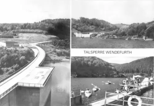 AK, Wendefurth Harz, Kr. Wernigerode, Talsperre, 1984