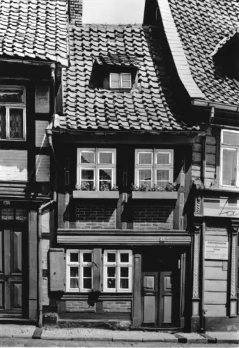 AK, Wernigerode am Harz, Das kleinste Haus der Stadt, 1983
