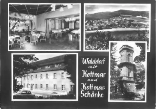 AK, Walddorf Kr. Löbau, 4 Abb., u.a. Ferienheim, 1970