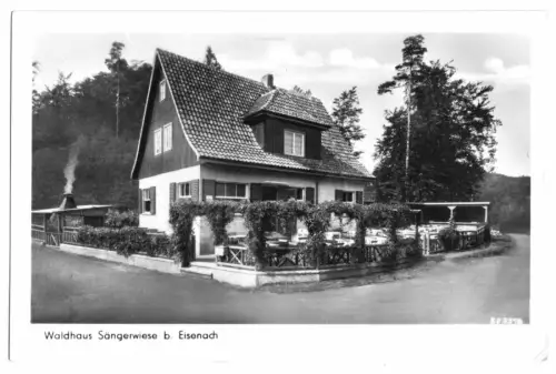AK, Eisenach, Waldhaus Sängerwiese, 1956