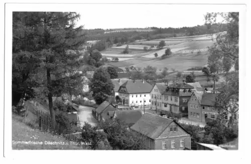 AK, Döschnitz Thür. Wald, Teilansicht 1, 1957